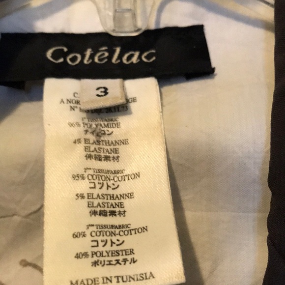 Cotelac Mixed Media Cropped Jacket - Picture 9 of 12